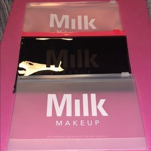 milk makeup bags